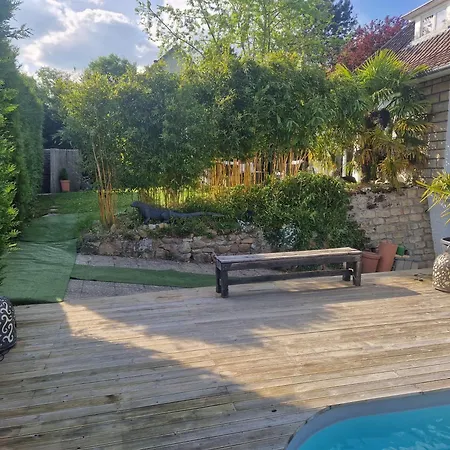 La Serenite Balinaise, Et Sdb Privee, Jardin , Piscine Et Jacuzzi En Saison, Pres De Chantilly, Parc Asterix Et Cdg Et Paris En 20' Orry-La-Ville